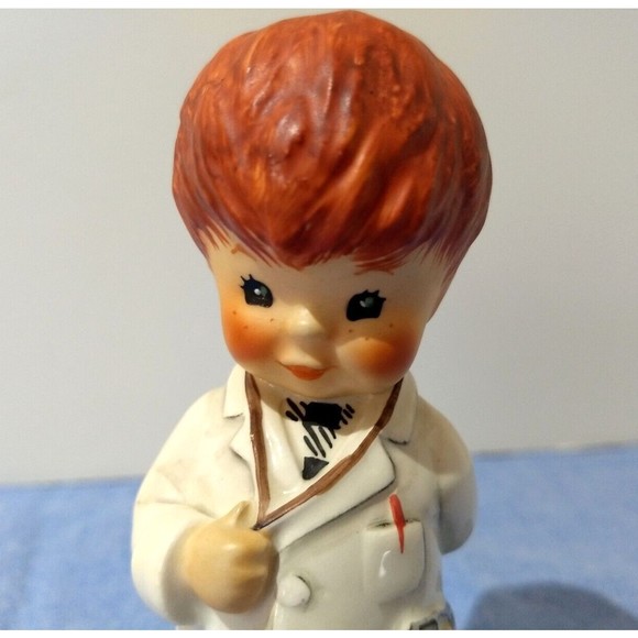 Goebel Charlot Byj‎ REDHEAD Doctor TROUBLE SHOOTER Figurine #67 TMK4 Germany VTG - Picture 8 of 15